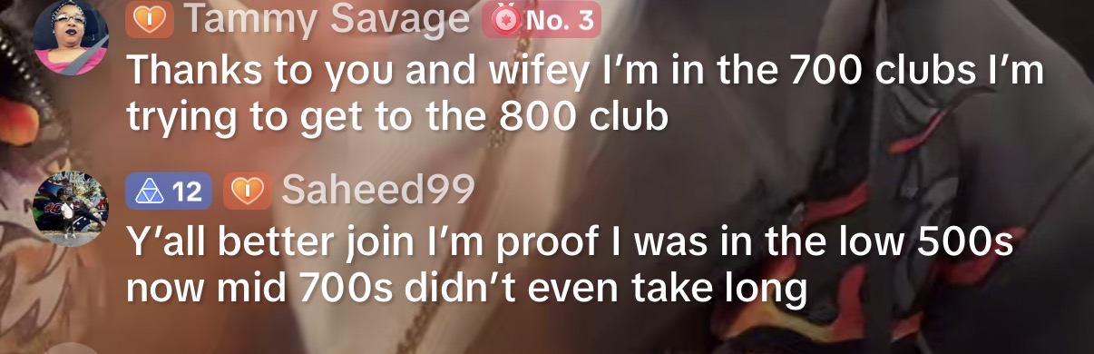 Low 500s to mid 700s