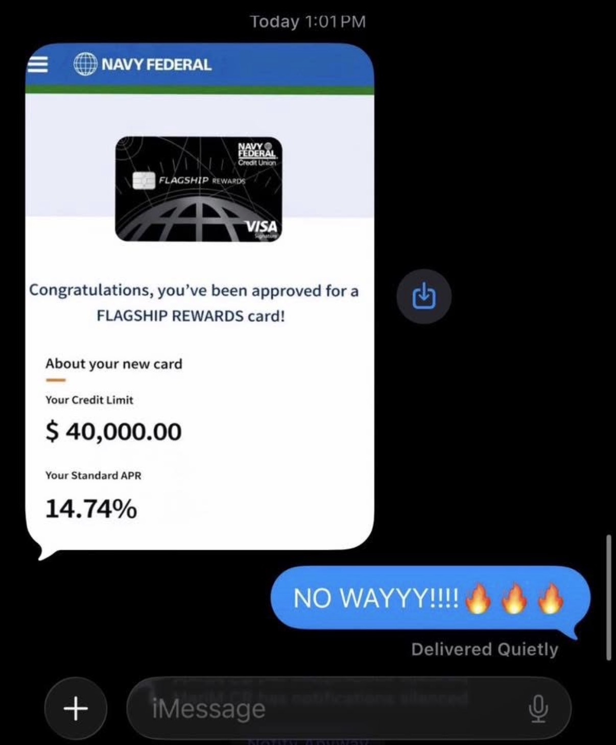 Navy Federal $40K Approved